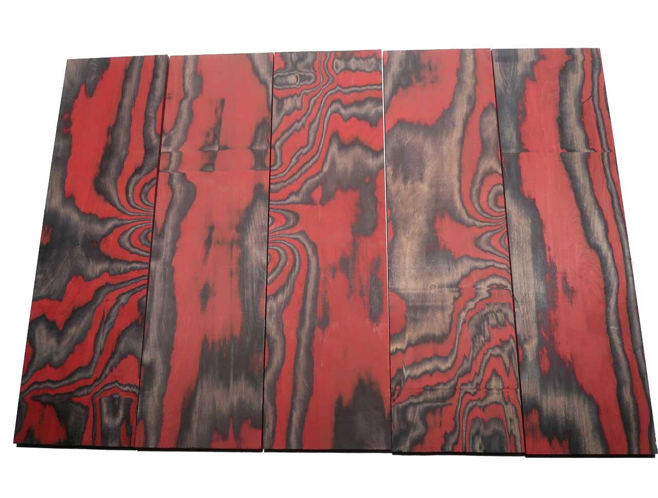 Planche En Bois Diable Rouge SaRaiFo - 83x22,5x5 Cm - Brute De Sciage