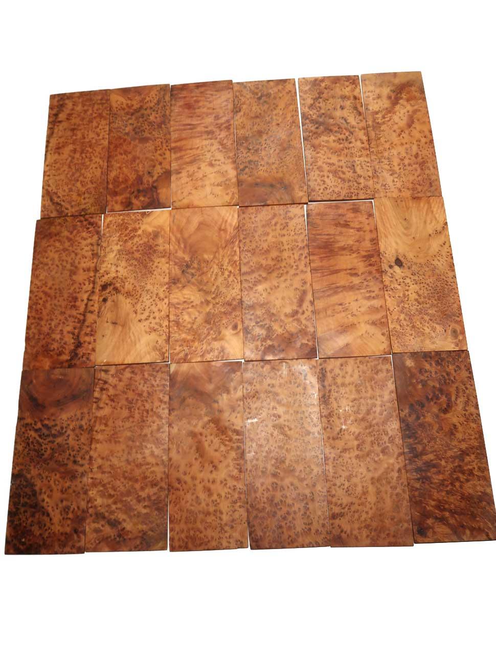 1x Thuja Wurzelholz Brett Thuya Maser 35x14-15cm x 10-12mm #1 burl  Messergriff | eBay.de