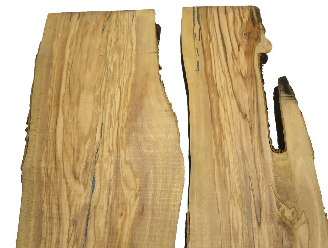 2x Olivenholz Brett Olivenbaum Holz f Epoxid 83x13-23cm x 27mm #T3 | eBay.de